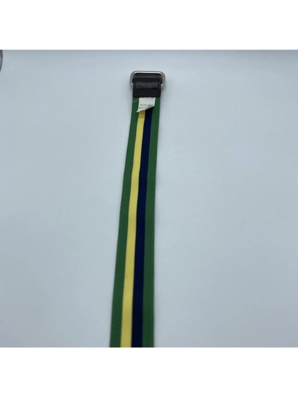 Unbranded Green Yellow Blue D-Ring Belt Men’s Size L Casual 42”
